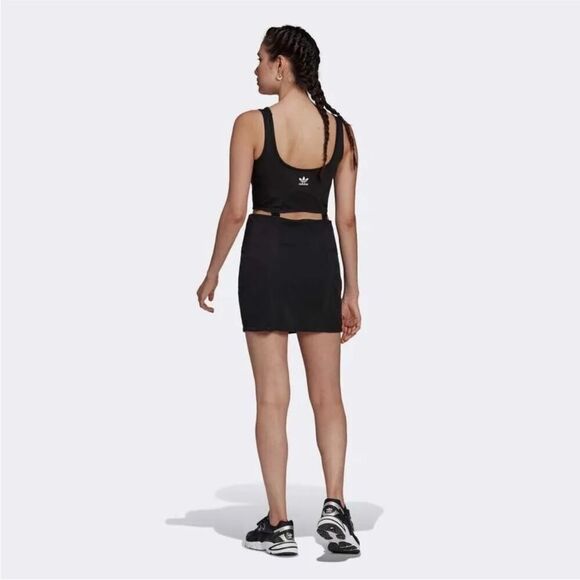 ADIDAS | Always Original Two in One Black Cutout Dress Women’s Size Medium - Picture 1 of 13